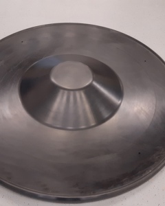 Spreader disc D1410 PU black f/fresh air unit D820 TP